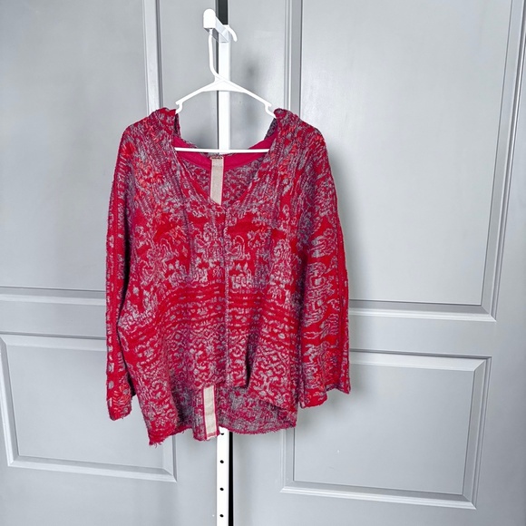 Free People Raggy Hoodie Sweater sz s - Picture 1 of 4
